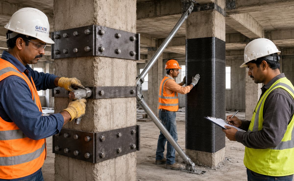 Structural Repair & Retrofitting Contractors in Ida Bollaram Hyderabad
